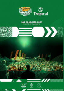 TAZACORTE SUMMER FEST 29 DE AGOSTO 2026